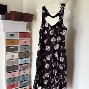 Torrid Black Garment with Pink Highlights